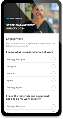 Responsive survey design on mobile